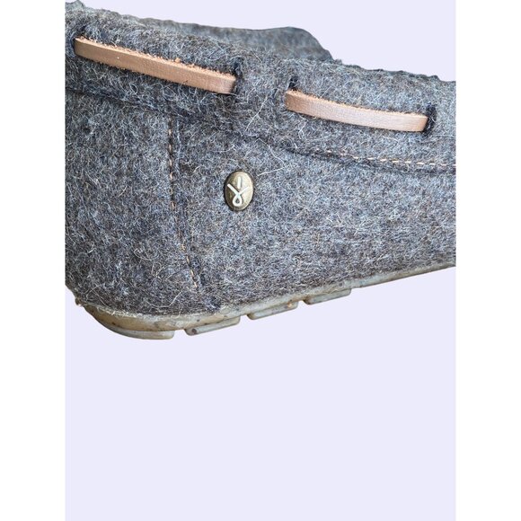 EMU NWOT Womens size 9 Grey Wool Moccasin Slippers - Picture 6 of 7